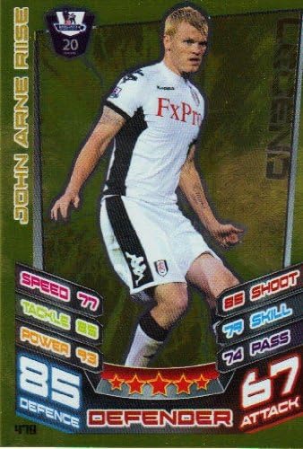 My Trading Cards Match Attax 2012/2013 Legend Card - 479 Fulham JOHN ARNE RIISE [Toy]