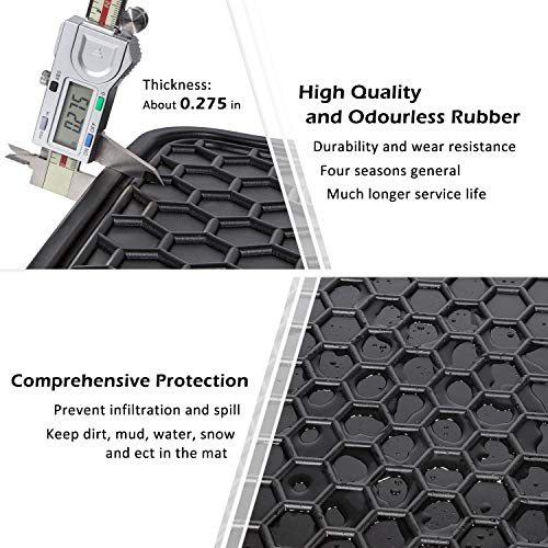 image for E-cowlboy Car Floor Mats for Hyundai Tucson 2016~2018 Heavy Duty Rubbe