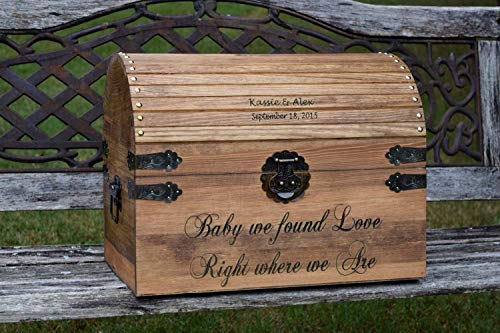 Rustic Wooden Card Box - Rustic Wedding Decor - Wedding Card Box - Card Holder - Rustic Wedding Card Box - Program Box - Wedding Box