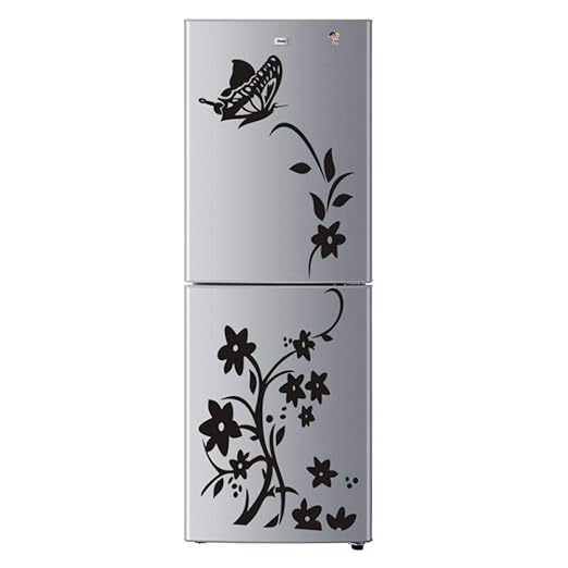 QTXXF Pegatina De Pared Kithcen Flor Vid Mariposa Nevera Etiqueta ...