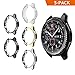 Cuteey Case for Samsung Galaxy Watch 46mm,Soft TPU Protector Bumper Shock-Proof Protective Cover for Galaxy Watch Gear S3 Band Accessories (5 Pack, 46mm)…