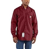 Carhartt Mens Flame-Resistant Classic Twill Shirt