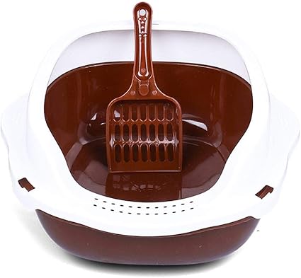 Litiere Semi Fermee Pour Chat Avec Litiere Pour Chat Avec Pelle Toilette Pour Chat Adaptee Aux Poubelles Pour Chats Et Petits Chiens Amazon Fr Bricolage