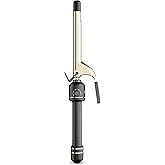 HOT Tools 24K Gold Professional 3/4" Extended Barrel Curling Iron with Clamp for Defined Curls - 24K Gold Technology for Long-Lasting Results & Longer Barrel for Easy Styling