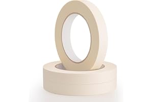 KICNIC Painter Tape, White Masking Tape 0.7 Inch x 60 Yard, 3 Rolls Paper Craft Supplies, Removable Wide Clear Tape for Wall, Classroom, Artist, DIY Painting Tools & Home Improvement