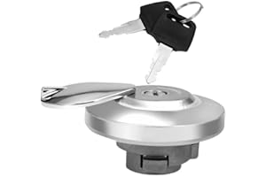 LARLANSZ Fuel Gas Tank Cap Lock Cover with Keys compatible with Honda VTX Shadow Aero ACE Rebel Magna VLX VT600 Spirit 600 750 1100 1300 Yamaha Vstar 650 1100