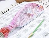 SPHTOEO Red fish Carp Fish Zipper Pouch Weird Pen Pencil Case