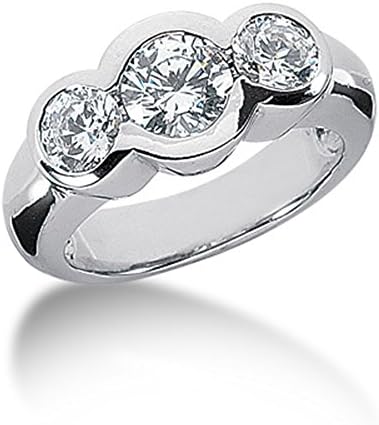 2 Ct Diamond Diamond Ring Engagement Round cut 14k White Gold