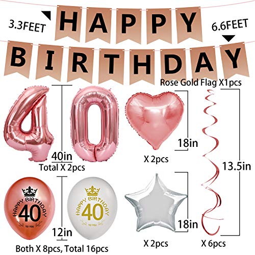 40th-Birthday-Decorations-for-Women-Her-Party-Supplies-Kit-Rose-Gold-Fourty
