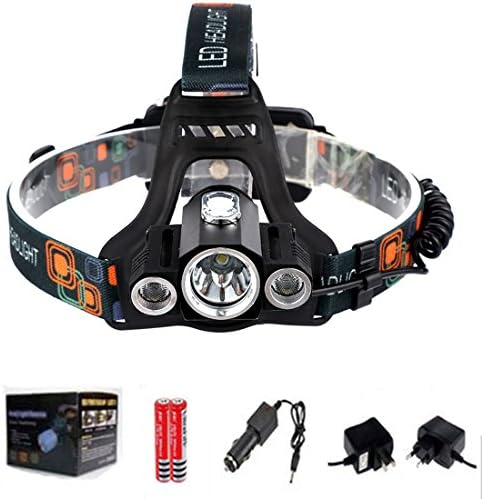 Skycoolwin Headlamp T6 LED 6000 Lumens Head lamp Headlight Miner's lamp Work Light Accent Light Fishing Lights Head Light Searchlight