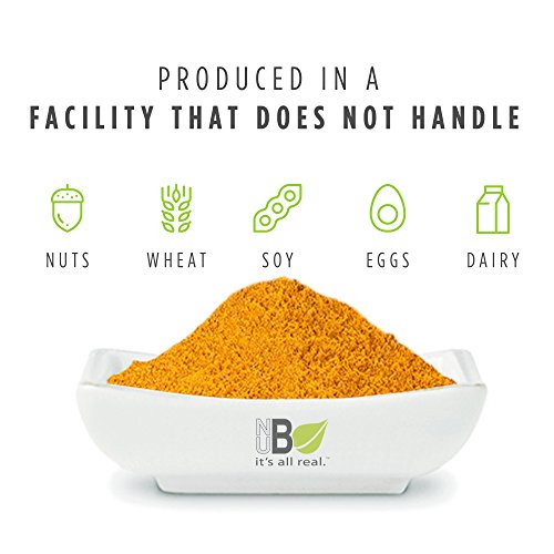 Nubeleaf Turmeric Powder - Non-GMO, Gluten-Free, Organic, Vegan Source of Antioxidants, Essential Vitamins & Minerals - Single-Ingredient Nutrient Rich Superfood for Cooking, Baking, Smoothies (14oz)