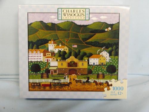 Charles Wysocki 1000 Piece Jigsaw Puzzle Titled, Old Country Cellars