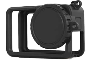 for DJI for Osmo Action 6 Silicone Protective Case with Lens Cap, Lightweight Scratch and Dust Resistant Cover for Camera Tra