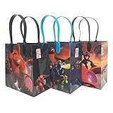 Disney Big Hero 6 Premium Quality Party Favor Goodie Small Gift Bags 12 (12 Bags)