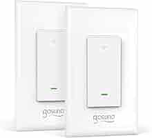 gosund 15a smart wifi light switch with remote control and timer