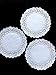 The Baker Celebrations Round 6 inch Paper Lace Table Doilies – White Decorative Tableware Disposable Placemats (Pack of 100)