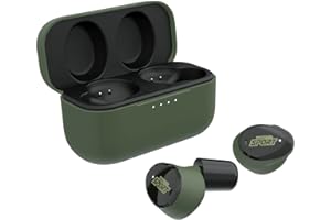 ISOtunes Sport Caliber BT Shooting Ear Protection for Gun Range – Bluetooth Hearing Protection for Shooters, 25 dB Noise Reduction Rating (NRR) Shooting Ear Buds with Electronic Ear Protection