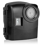 Brinno ATH2000 Outdoor Camera Housing Unit - Jobsite Camera Protector, Upto 1 Year Battery Life, Mounting Adapter, Elastic Cords, USB and Solar Panel, BCC200 Compatible - IPX5 Weather-Resistant