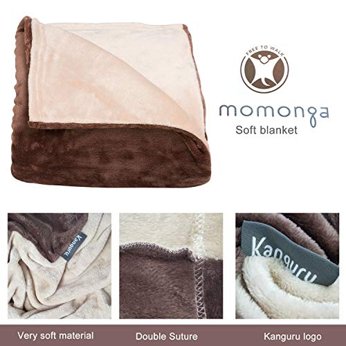Kanguru Wearable Blanket with Sleeves for Adult, Women, Men Fun Gifts for Christmas and Birthday - Thumbnail 4
