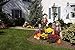 Halloween Ghost Windsocks Flag,Cute Outdoor Hanging Halloween Friendly Ghost Decorations for Front Yard Patio Lawn Garden Party Decor,Includes Swival Hanging Clip (43 INCH)