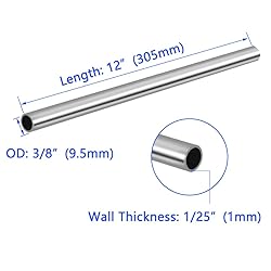 Tynulox 3/8" OD 304 Stainless Steel Tube, Thickened