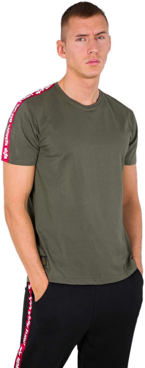 Men's Remove Before Flight Tape T-Shirt, Blue
