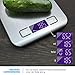 Digital Kitchen Scale/Food Scale, 50% More Precise, Used By Celebrities, Gorgeous Compact Design, Easy to Clean Slick Stainless Steel, Back-lit LCD Screen, (Batteries Included)