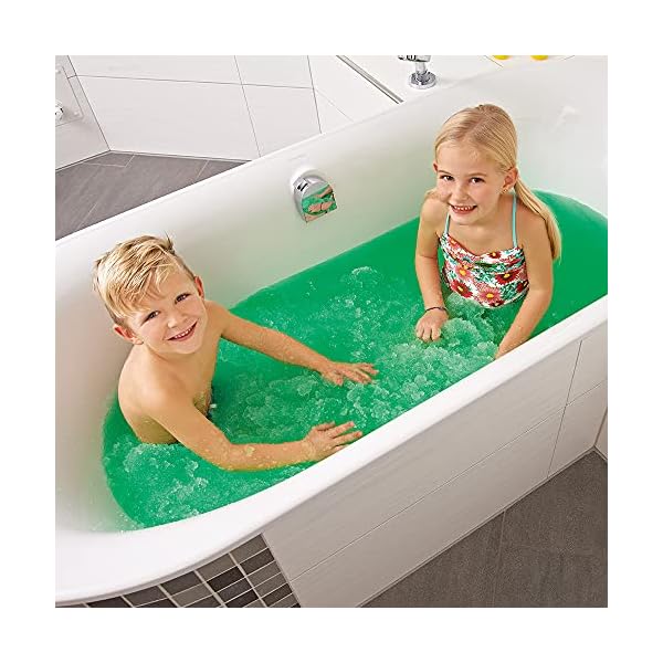 Gelli-Baff-Green-from-Zimpli-Kids-1-Bath-Pack-Turn-Water-Into-Colourful-Goo-Childrens-Sensory-and-Bath-Toy-Certified-Biodegradable-Gift Gelli Baff Green from Zimpli Kids, 1 Bath or 6 Play Uses, Magically turns water into thick, colourful goo, Children's…