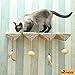 BIG NOSE - Wall Mount Cat Floating Steps Shelves Scratching Post with Leaser Feather and Fluffly Ball