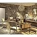 Akea Stone Wallpaper 3D Fake Faux Rock Stone Pattern Wall Paper Roll for Home Kitchen Decor 20.8