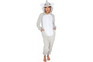 Silver Lilly Slim Fit Adult Onesie - Animal Halloween Costume - Plush Fruit One Piece Cosplay Suit for Women and Men