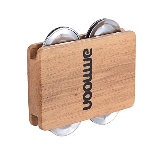 ammoon Cajon Box Drum Companion Accessory 4bell Jingle for