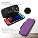 Fintie Carry Case for Nintendo Switch – [Shockproof] Hard Shell Protective Cover Portable Travel Bag w/10 Game Card Slots and Inner Pocket for Nintendo Switch Console Joy-Con & Accessories, Purplethumb 4