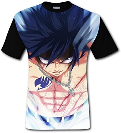 Toya Bemy Fairy Tail T-Shirt Custom Tee Shirt Adult O Neck Fashion T Shirt for MensXL