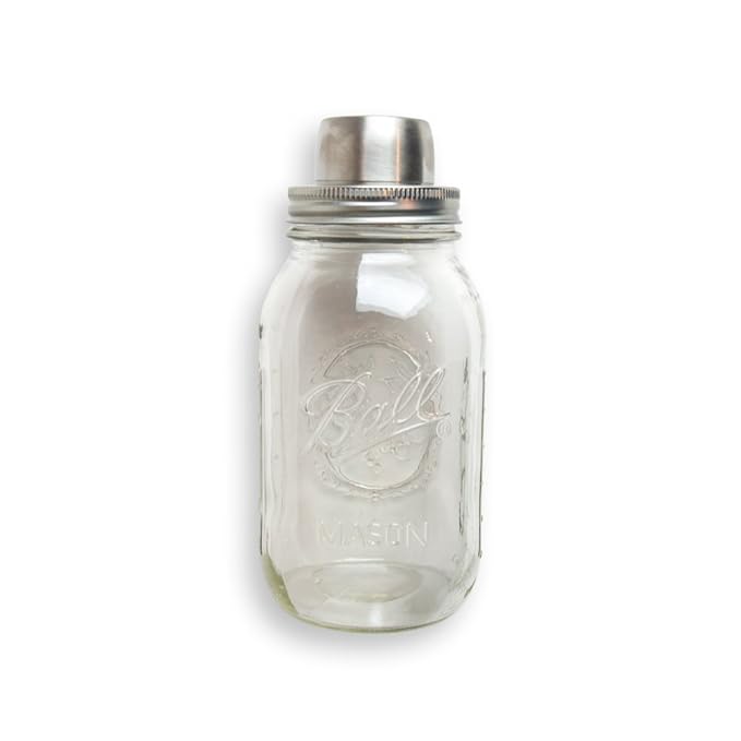 The Mason Shaker The Cocktail Shaker, 32 oz Mason Jar