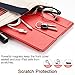 ESR Yippee Trifold Smart Case for iPad 6th Generation 2018/2017 (Not for iPad 10.2) [Lightweight] [Multi-Angle Viewing Stand Case] [Auto Sleep/Wake] for iPad 5th/6th Gen - Red