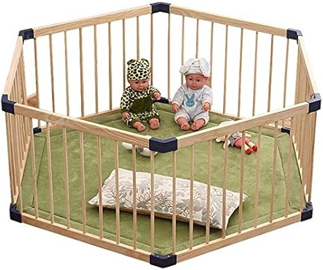 wooden baby playpen