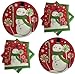 Jolly Snowman Christmas Paper Plates and Napkins Bundle Service For 36