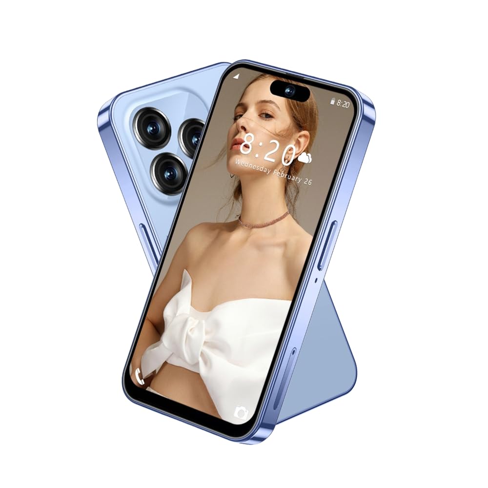 PrzSay mini Smartphone for Kids with 4.0 inch Small HD Screen, 3GB RAM+32GB ROM,4G Dual SIM,Android 10.0,WiFi,Bluetooth,FM,GPS Pocket Phone (Blue)