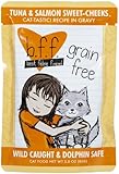 WERUVA 784222 12-Pack Best Feline Friend Tuna/Salmon Sweet Cheeks, 3-Ounce