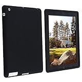 eForCity Black Silicone Skin Case for Apple iPad 2/3/4 (516041)