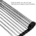 THETIS Homes Over The Sink Multipurpose Roll-Up Dish Drying Rack -17.7''x11.8'',Stainless Steel