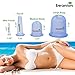 Anti Cellulite Cup, Cupping Therapy, Anti Cellulite Vacuum Cup, Anti Cellulite Suction Cup, Facial Cupping Set - Reduce Fine Lines & Wrinkles; Prevent & Remove Cellulite; 4 Sizes for Face, Neck, Body.