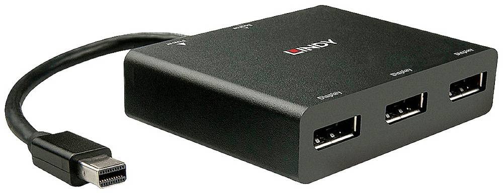 LINDY 3 Port Mini DP to DisplayPort 1.2 MST Hub