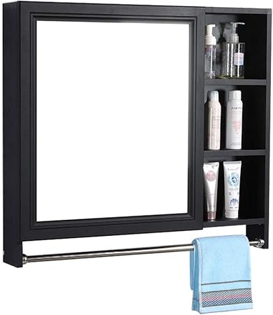 Armoires Avec Miroir Armoire De Toilette Armoire De Toilette Etanche Armoire De Toilette Avec Miroir Armoire De Toilette Noire Armoire De Toilette Multifonctions Armoire De Toilette Hd Miroir En Metal Amazon Fr Cuisine
