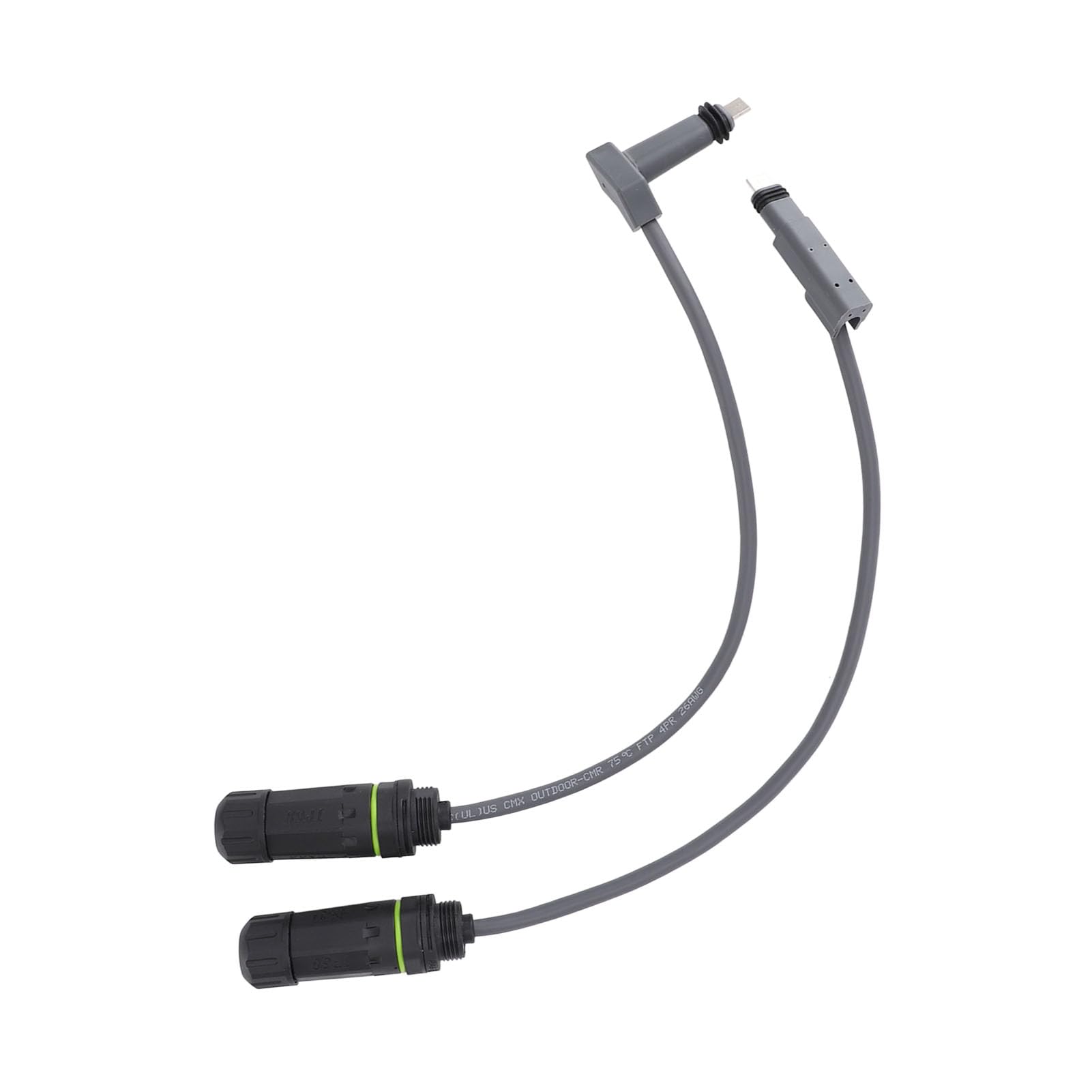 MENDUNER 2PCS Ethernet Adapter, SPX Plug to RJ45 Adapter 1200Mbps IP68 Waterproof Ethernet Cable Connector for Dishy and Router Satellite