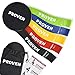 Exercise Resistance Loop Bands and Core Sliders Set For Women Men - Includes Bonus E-Book, 5 Heavy Duty Fitness Circles, 2 Gliding Discs, Perfect Workout For Legs and Butt, Pilates, Yoga, Non Slip By