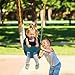 Lovely Snail Toddler Swing Seat High Back Full Bucket Swings 2 Pack Outdoor with 66