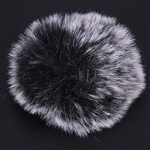 Microphone Windshield -windshield microphone -Durable Black Microphone Furry Cover Windscreen Windshield Muff Fur for Wm6/WM8/M1