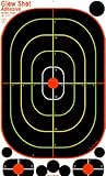 40 Pack - 10" x 17" Adhesive Multi-Color Reactive Splatter Targets - Glowshot - with 320 cover up patches